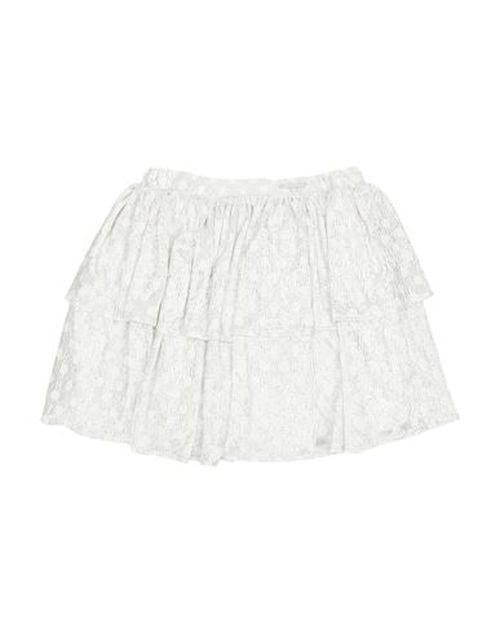 Kid Girl Kids' skirt Silver Size 12 Polyester