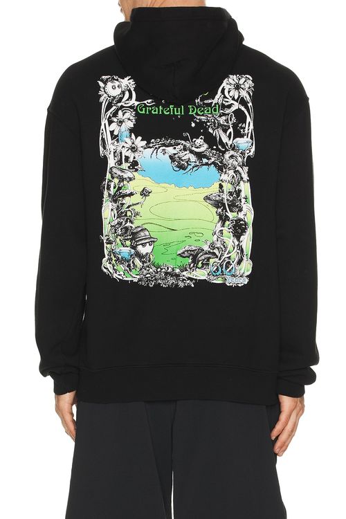 Malbon Golf x Grateful Dead Fesque Hoodie in Black - Black. M also in L, S, XL/1X