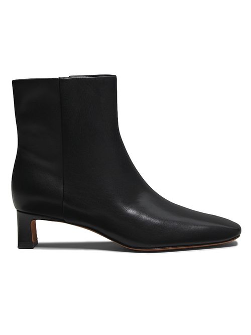 Women's Harlan 40MM Leather Ankle Boots - Black