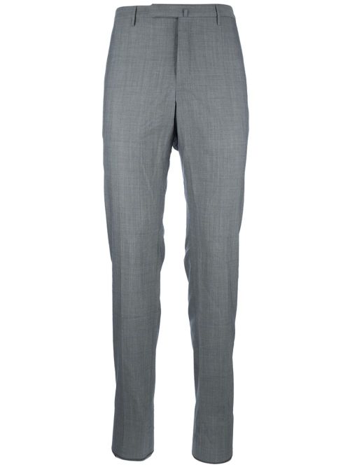 Straight-fit trousers - Grey