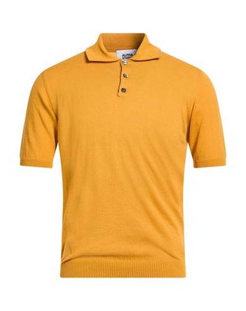 Man Sweater Marigold Size 40 Cotton