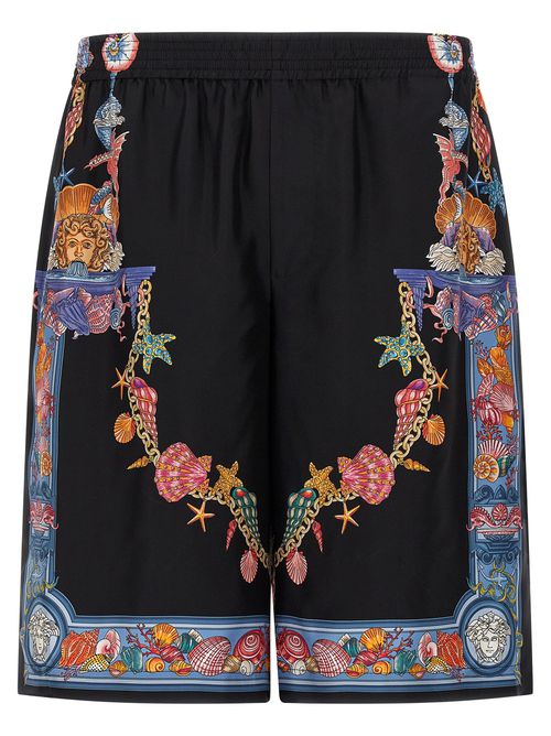 Coral Theatre Bermuda And Short Multicolor
