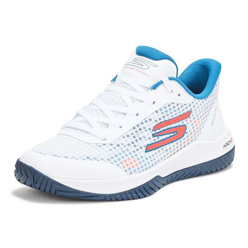 Skechers Men's Viper Court-Athletic Indoor Outdoor Pro Pickleball Shoes with Arch Fit Support Sneaker