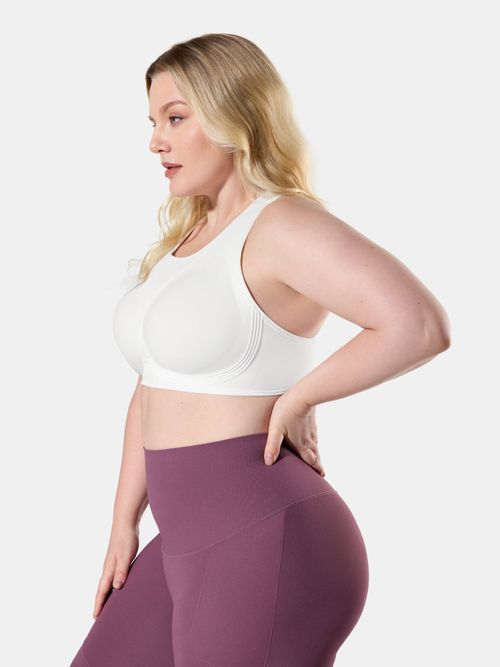 Body Sculpt Sports Bra - White
