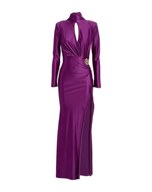 Woman Maxi dress Purple Size 4 Polyamide, Elastane