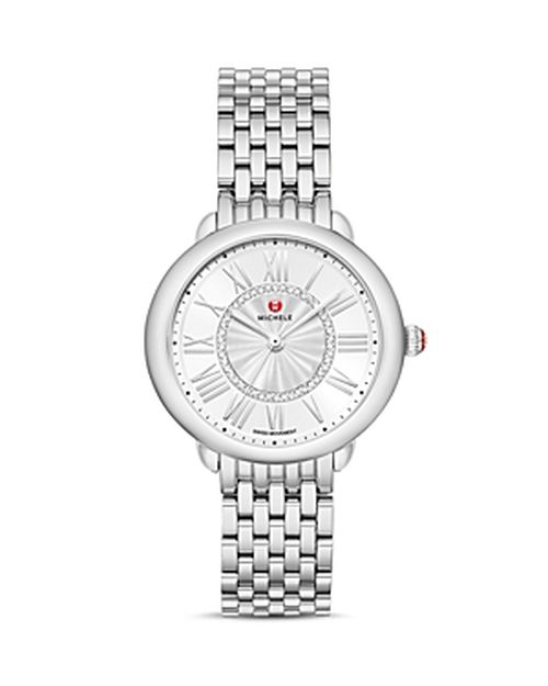 Serein Mid Two-Tone Diamond Watch, 37mm