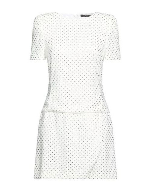 Woman Mini dress Off white Size 10 Polyester