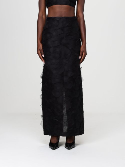 Skirt Woman color Black