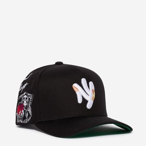 New York Full Twill Trucker Hat in Black | 1005811