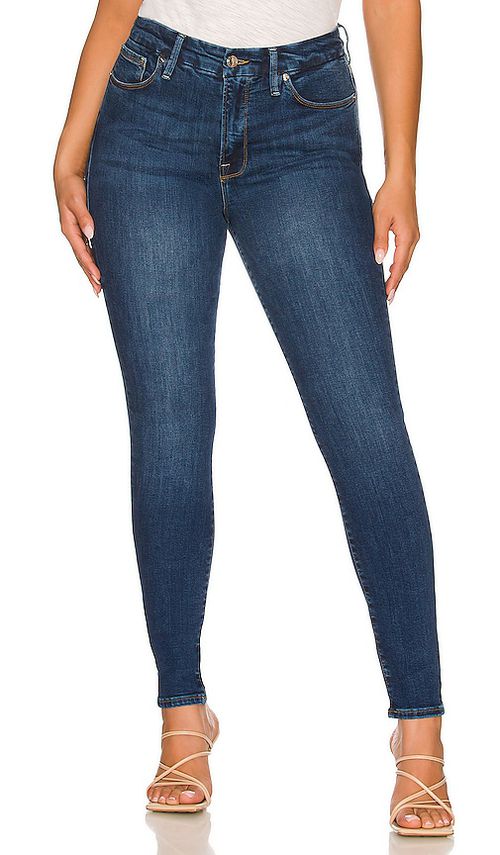 Good American DENIM GOOD LEGS in Denim-Dark. Größe 8. Also in 0, 00, 12, 18, 2, 20, 22, 24