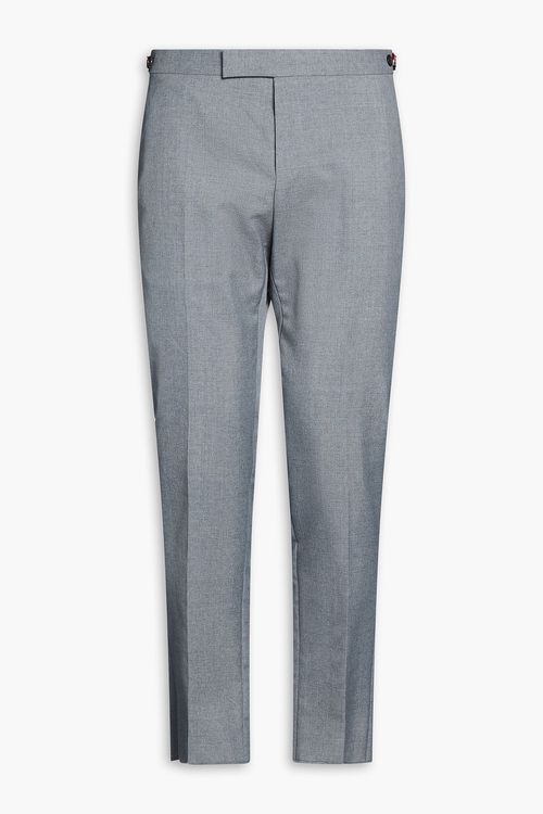 Wool-blend pants - Gray - 0