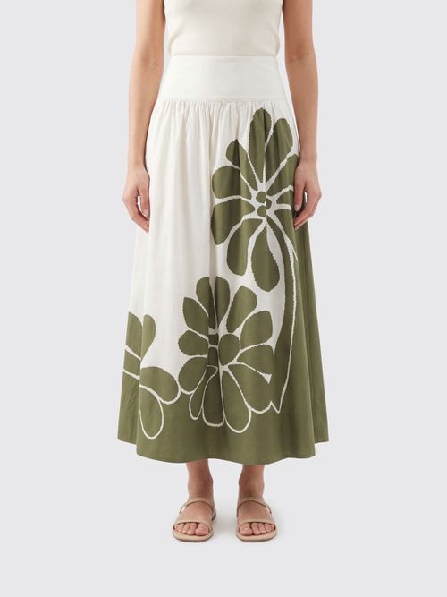 Skirt Woman color Green