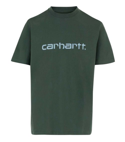 Dark Green Logo Crew Neck T-Shirt