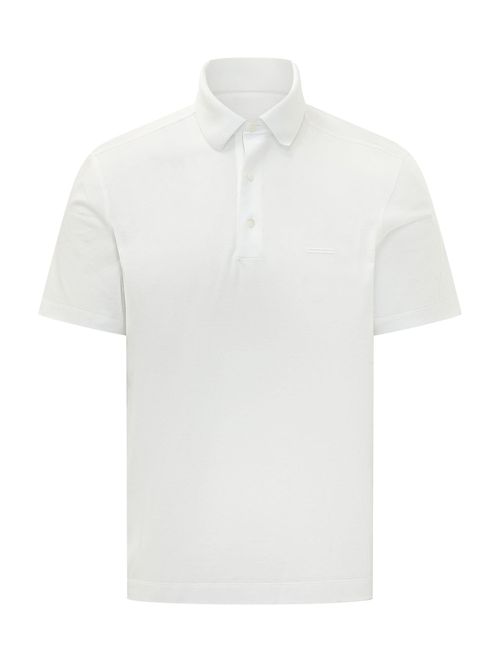 Mini Polo Shirt with Sleeves and Buttoned Collar