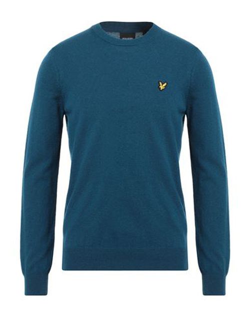 Man Sweater Deep teal Size M Lambswool, Nylon