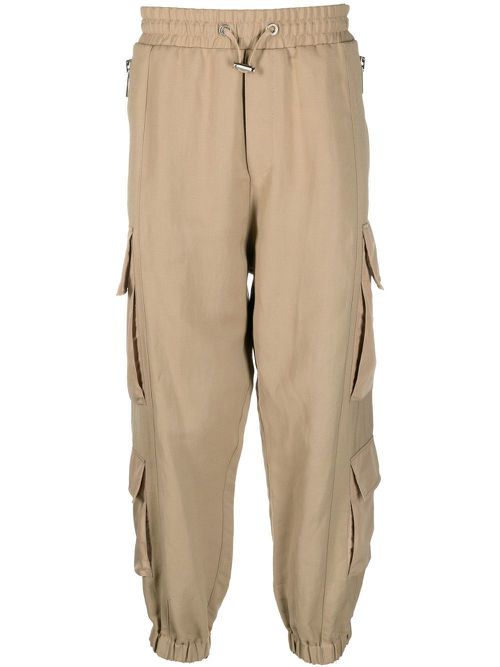 Cargo track pants - Brown