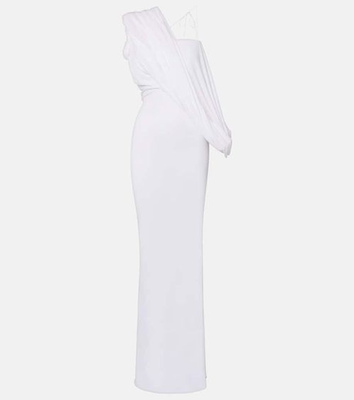 Aiba draped jersey maxi dress
