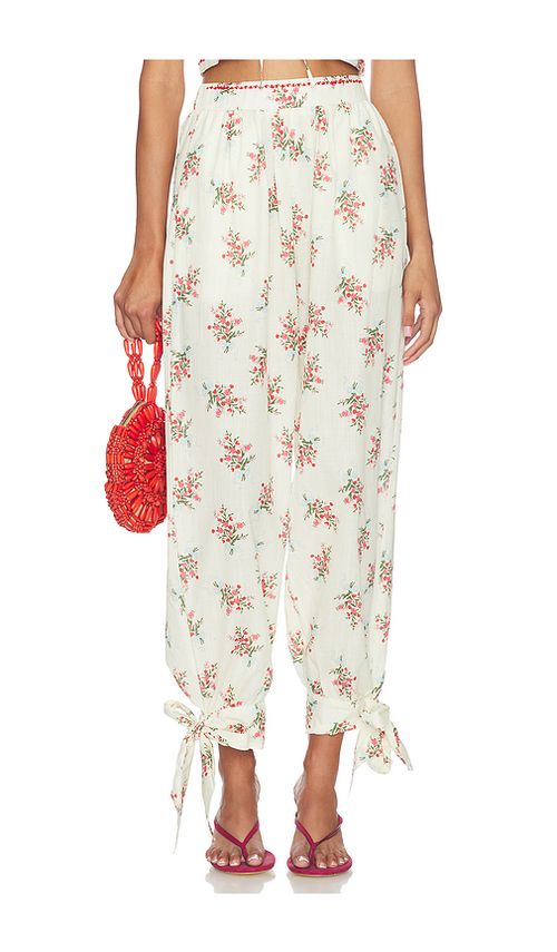 Agua Bendita Silvia Cherish Pant in Multi. S. Also in