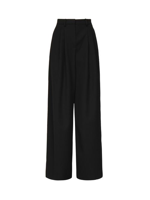 Wide Wool Trousers