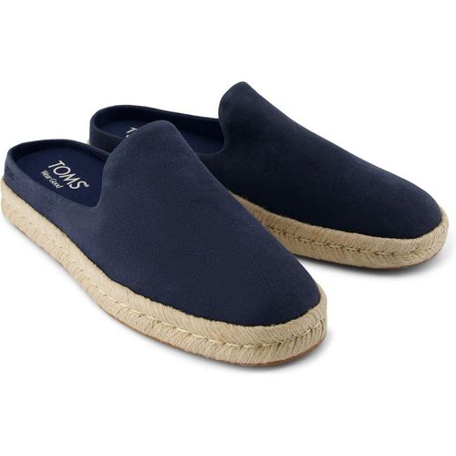 Toms Santiago Mule Leather Men's Navy Mule