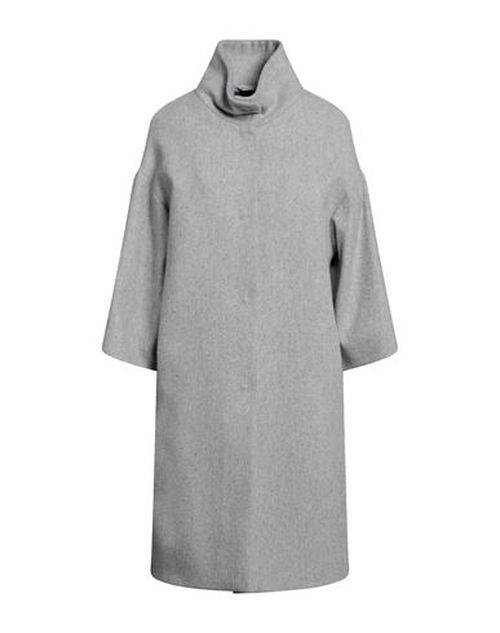 Woman Coat Grey Size 8 Wool, Polyamide, Polyester