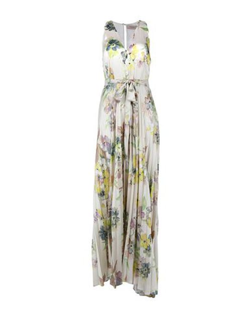 Woman Jumpsuit Beige Size 10 Polyester