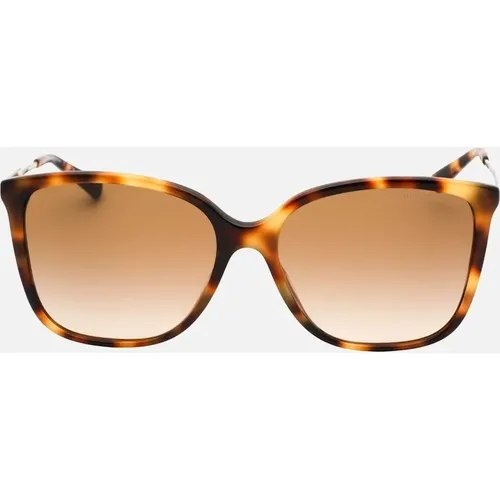 Women's Michael Kors Brown Gradient Lens Amber Tortoise Brown Sunglasses - Size: ONE size