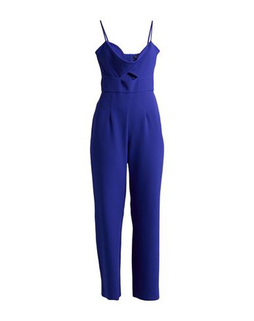 Little Woman Jumpsuit Blue Size 12 Polyester, Elastane