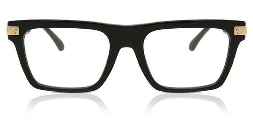 Versace VE3354 GB1 Men's Eyeglasses Black Size 53 (Frame Only) - Blue Light Block Available