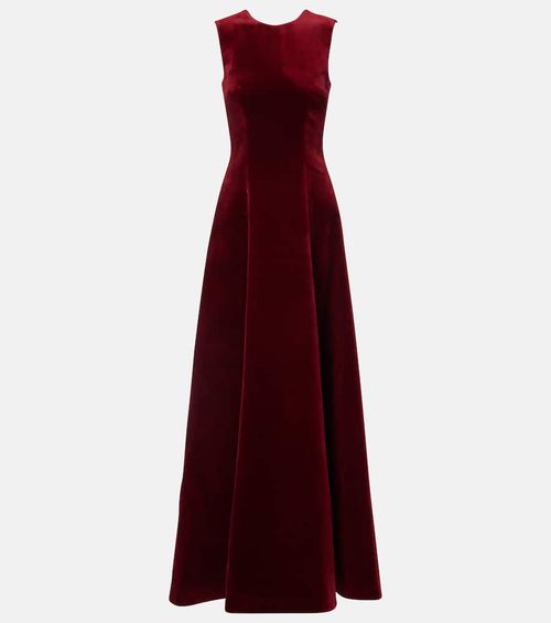 Nodin cotton velvet gown