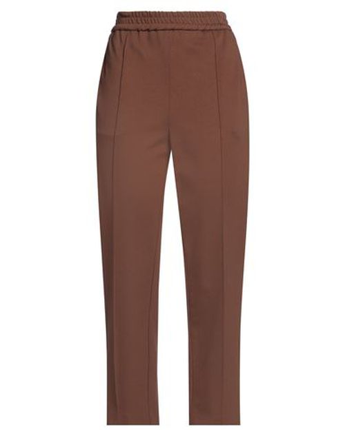 Meimeij Woman Pants Dark brown Size 4 Viscose, Polyamide, Elastane