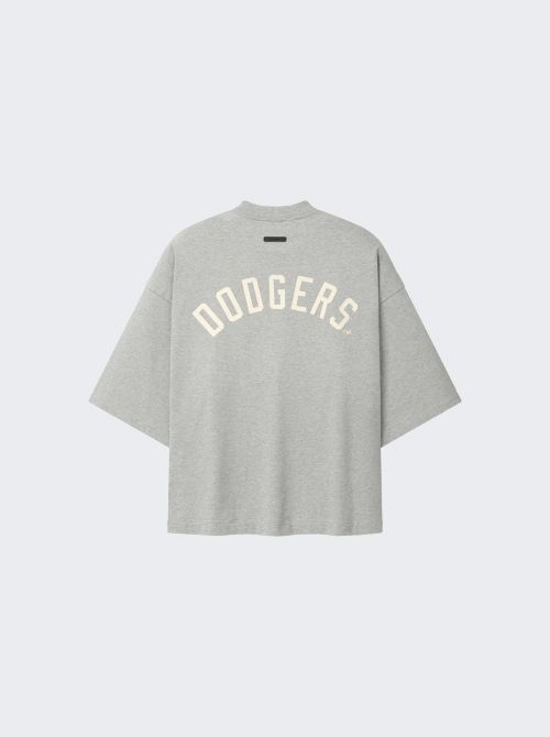 Dodgers Merch Tee Concrete Heather