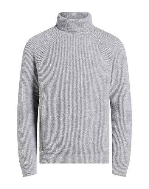 Man Turtleneck Grey Size 36 Wool, Cashmere