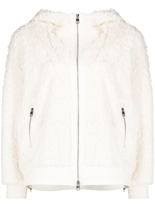 Dylan hooded fleece jacket - White