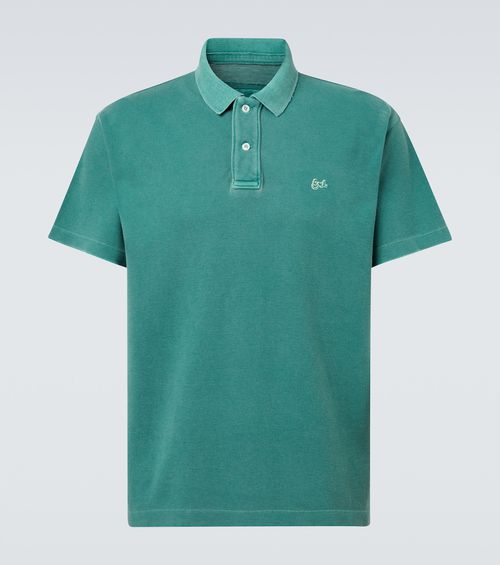 Logo cotton polo shirt