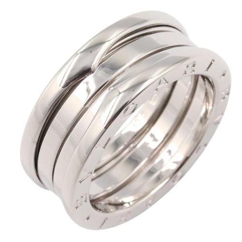 Bvlgari Silver Silver 925 Band Ring Pre-Owned
