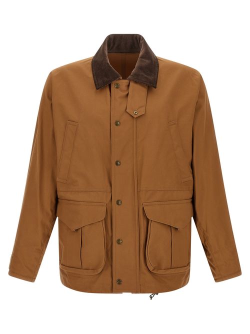 Cotton Canvas Jacket — Brown