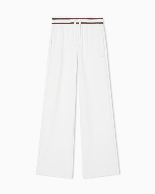 Jogger pants with contrasting trims
