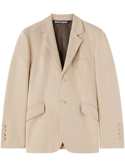 Fitted Retro single-breasted blazer - Neutrals