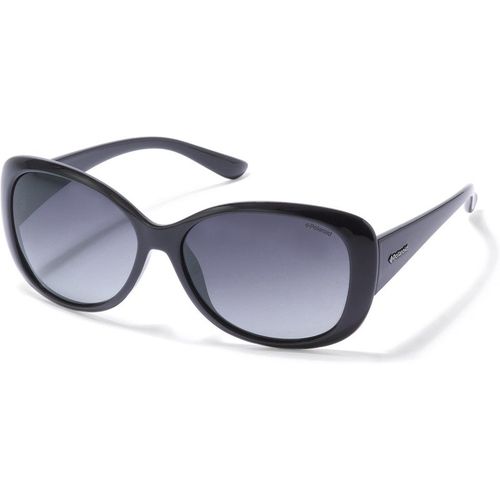 Polaroid Woman Polaroid P8317 KIH/IX Sunglasses Plastic Black Grey Squared Polarized Shaded