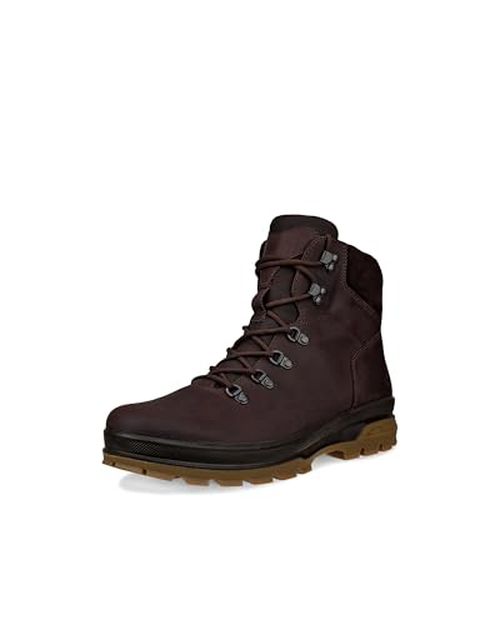 ECCO Men's Rugged Track Plain Toe High Waterproof Hiking Boot
