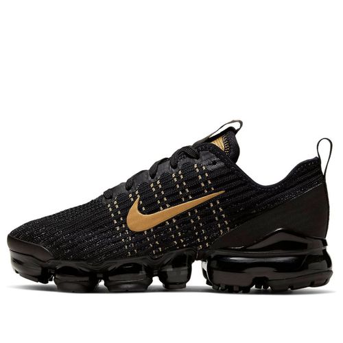 (GS) Air VaporMax Flyknit 3 'Black Gold'