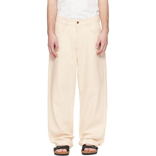 Off-White 1930s Cotton Twill 5-Pocket Trousers