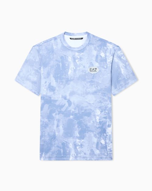 Tennis Pro print T-shirt in VENTUS7 technical fabric