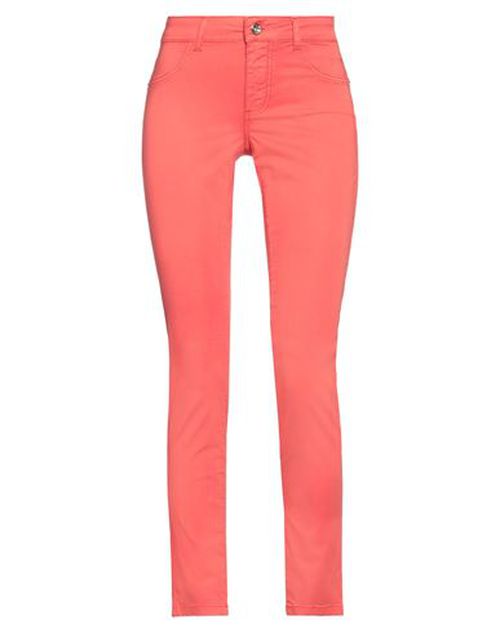 Relish Woman Pants Coral Size 27 Cotton, Elastane