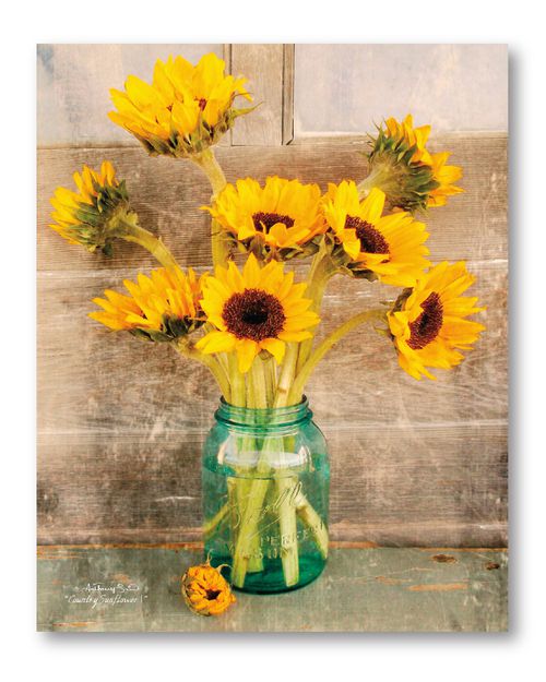 Wall Decor Sunflowers in a Mason Jar Gallery