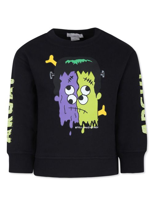 Graphic-print sweatshirt - Black