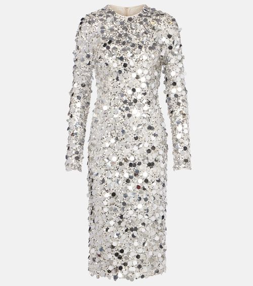 Sequined midi dress