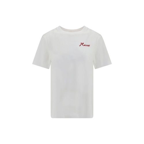 Logo-Embroidered Cotton T-Shirt — White