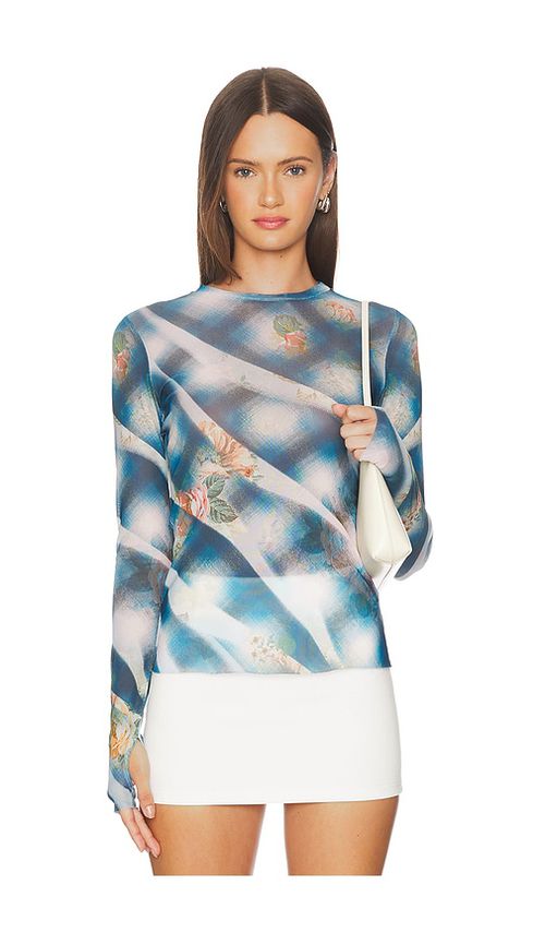 AFRM Kaylee Top in Blue. XXS. Also in 1X, 2X, 3X, L, M, S, XL